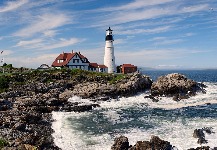 Cape Elizabeth Lighthouse - Lighthouses around Portland Maine