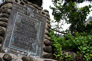 Plaque For Iao Valley Battle