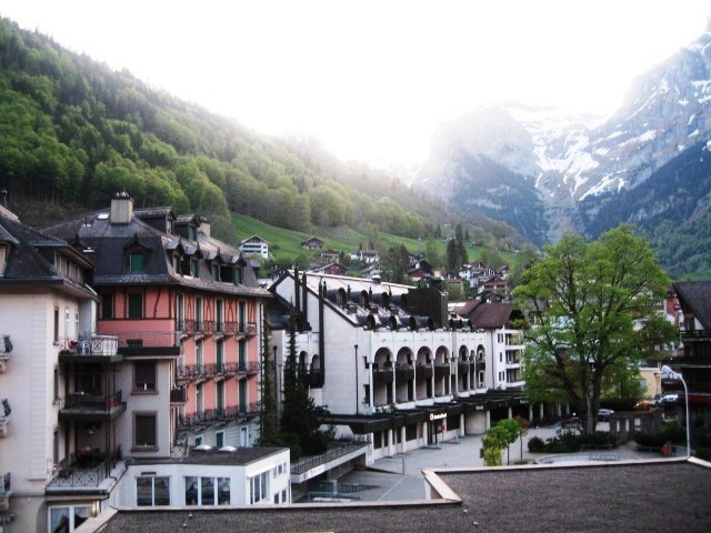 Switzerland Alpine Town Of Engelberg